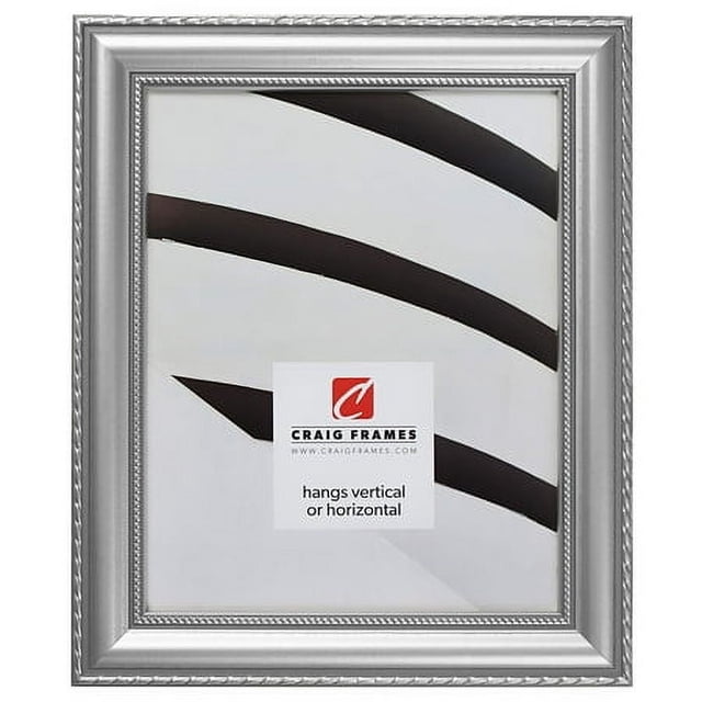 Craig Frames Victoria, Cadre Photo Argenté Orné, 20 X 26 Pouces