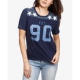 thumbnail image 2 of Lucky Brand Graphic-Print Football T-Shirt (Navy, XS), 2 of 3