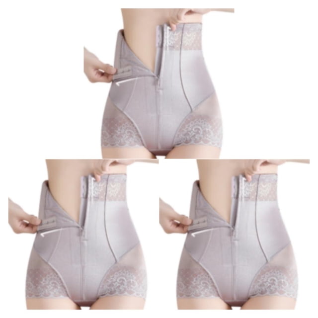 Baohd Women Shapewear Made With Nylon For Extra Support And Control Gifts Easy gray purple XXL 3Set