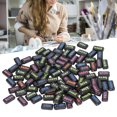 thumbnail image 3 of Letter Pendant, DIY Jewelry Letter Rectangular Beaded Supplies Alphabet Beads  for Party Decorations for Teaching Activities, 3 of 8