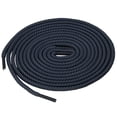 thumbnail image 1 of INSPIRE CHIC Unisex Thick Solid Color Round Shoelaces for Leather Boots Navy Blue 100 cm/39.5", 1 of 4