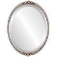 thumbnail image 1 of Miroir Encadré Athena - Feuille d'Argent avec Brun Antique, 1 of 6