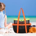 thumbnail image 4 of JWshufel Large Capacity Portable Swimming Bag with Multi Pocket Storage for Beach Swimming Pool Vacation Travel Long Lasting Polyester Mesh Design Easy to Fold and Carry, 4 of 5