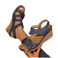thumbnail image 4 of Gspmoly Women'S Sandals, Women'S Casual Open-Toe Wedge Sandals with Adjustable Ankle Strap, Comfortable Cushioned Insole, and Versatile Solid Colors for Spring and Summer Fashion Womens Sandals, 4 of 4