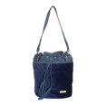 thumbnail image 1 of Aryana Adi-12-Bl Chic Blue Drawstring Bucket Style Zip Closure Womens Handbag, 1 of 1
