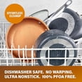 thumbnail image 2 of Gotham Steel Non-Stick Fry Pan Set, 8.5" & 9.5", As Seen On TV, 2-Pack, 2 of 6