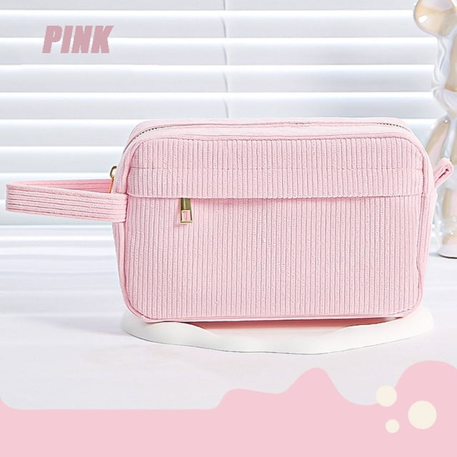 Large Pencil Case,Corduroy Pencil Case Storage Bag High-End High Value Large Capacity Pencil Case,Large Storage Bags,Large Capacity Pencil Case,Large Pencil Bag