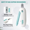 thumbnail image 4 of EGNMCR Pet Nail Scissors Line Pet Nail Scissors With Files Pet Supplies Suitable For Cats And Dogs Nail Scissors Plastics nail clippers, 4 of 6