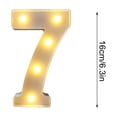 thumbnail image 2 of RXIRUCGD Letters Lights Alphabet Lamp LED Letter Lighting Letter Light Illuminated Letters Night Lights Decoration For Birthday Party Wedding Children’s Room, 2 of 6