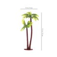 thumbnail image 4 of Shisuyan 5Pcs Plastic Coconut Palm Tree Miniature Plant Pots Bonsai Craft Micro Landscape DIY Decor, 4 of 8