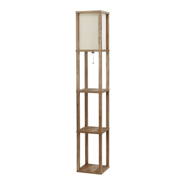 Mainstays 62.5 inch Shelf Floor Lamp