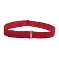 thumbnail image 3 of Ceinture Extensible pour Femmes Ceintures pour Dames avec Boucle Plate pour Pantalons Pantalons Robes Rouge, 3 of 8