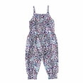 thumbnail image 1 of Birdeem Combinaison Courte d'Été pour Filles Enfants, Imprimée, à Bretelles, Sans Manches, Dos Nu, 1 of 9