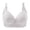 White, variant on Women's Push Up Wireless Bra Comfort Underwire Bras Comfortable Wire Bralette Everyday Underwear