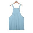 thumbnail image 4 of Wdgfv Girls Overall Shorts Kids Summer Casual Adjustable Strap Rompers Light Blue 4-5 Years, 4 of 7