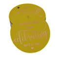 thumbnail image 1 of Inkdotpot Thank You For Celebrating With Me Birthday Bottle Tag Real Rose Gold Foil Favor Hang Tags Pack Of 100, 1 of 6