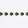 thumbnail image 1 of UNIQUE CREATIV, Ribbon, Printed Twill, Dog, Paw, 15mm × 5.4m (0.6" × 18ft), 1 of 4
