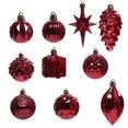 thumbnail image 1 of Birdeem 12Pcs Christmas Tree Ornament Pendant Party Supplies Tree Hanging Plastic Ball, 1 of 1