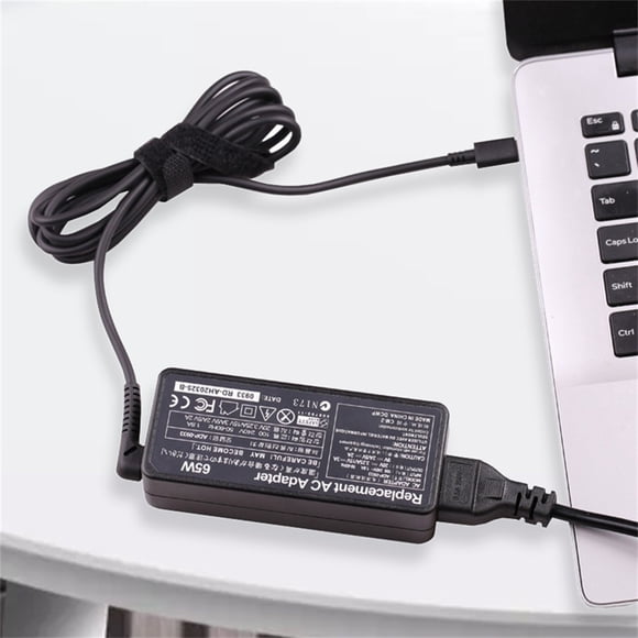 Type-C Laptop Charger Household Office Desktop 65W Battery Replacement Part Office Power Supply Adapter Portable Universal Computers Charging Accessories