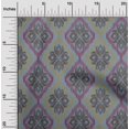 thumbnail image 1 of oneOone Polyester Lycra Fabric Argyle Ikat Printed Fabric 1 Yard 56 Inch Wide, 1 of 4