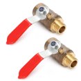 thumbnail image 2 of Mini Ball Valve, Ball Valve Corrosion Resistance Practical Long Lasting Anti-Slip Stainless Steel  For Air Compressor Accessories, 2 of 8