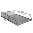 thumbnail image 3 of Beautiful Practical Desktop Tray Organizer, Mesh Letter Tray Organizer, Stationary For Books Holding Documents Letters, 3 of 8