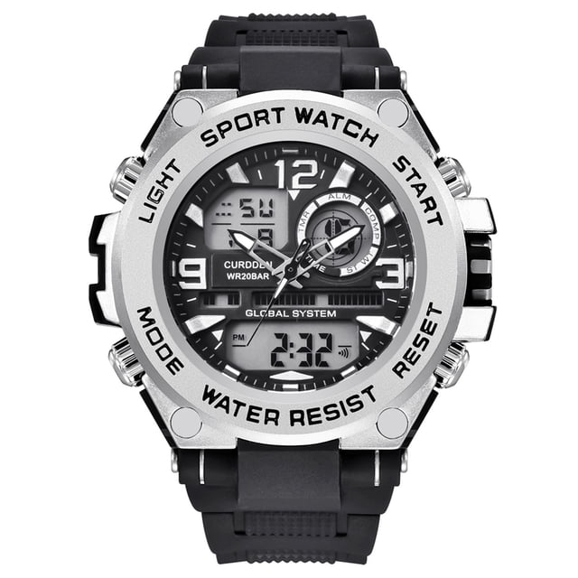 Heliisoer Men Watch 50m Wristwatch LED Quartz Clock Sport Watch Male Watch