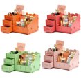 thumbnail image 4 of Makeup Organizer Waterproof Wooden Vanity Organizer Cosmetic Holder with Drawers, 4 of 10