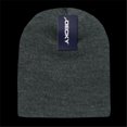 thumbnail image 1 of Decky 614-HCH Acrylic Short Knit Caps, Heather Charcoal, 1 of 1