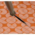 thumbnail image 3 of Vargottam Indoor/OutdoorTablecloth58x102 Inch RectangleTablecloth avec trou de parapluie et zip-Table imperméableTableTableTableTable- TableCouvre-coussins pour arrière-cour rectangulaire-Table- Orange, 3 of 5