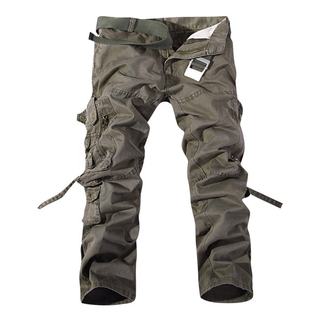 cllios Men's Cargo Pants Big and Tall Multi Pockets Pants Work Work Trousers Lounge Workwear Cargo Pants