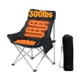 thumbnail image 5 of Halicool Heated Camping Chair, Oversized Heated Outdoor Chairs for Adults with 3 Heat Levels, Portable Folding Padded Chair for Camp, Lawn, Sports (Battery NOT Included), 5 of 5