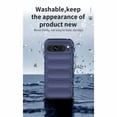 thumbnail image 5 of Color Liquid Silicone Matte Phone Case for Google Pixel 9 Skin Feel Armor Shockproof Protect Soft Cover - Black, 5 of 5