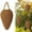 Brown, variant on Uklsqma Honeybee Repellent Hanging Honeycomb Net Bag | Cotton Filled Durable Wasp Deterrent | Weather Resistant Outdoor Wasp Trap | Garden Patio Farm Pest Control Decor