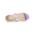thumbnail image 4 of BLISSFUL STEP Women's Rhinestone Ankle Strap Stiletto High Heel Sandals Purple (Size 11), 4 of 6