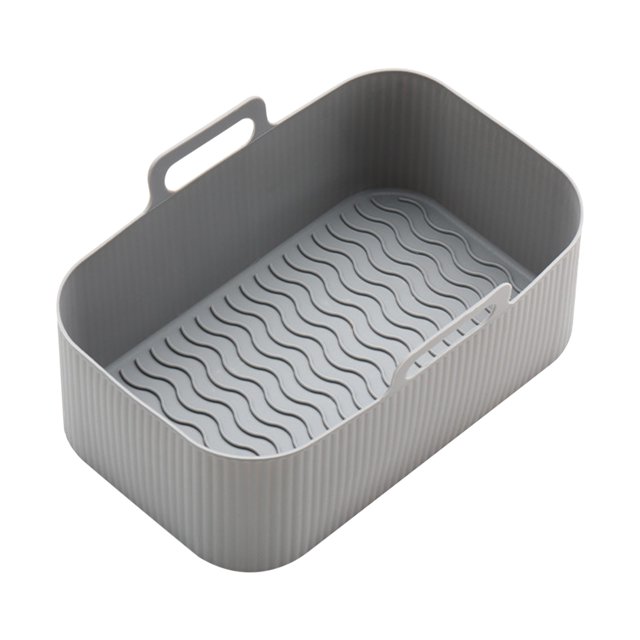 CEHVOM Pot en Silicone pour Friteuse à Air Chaud Doublures Rondes Réutilisables Accessoires de Panier - Remplacement des Doublures en Parchemin