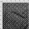 thumbnail image 3 of oneOone Georgette Viscose Gray Fabric Cowboy Dress Material Fabric Print Fabric By The Yard 42 Inch Wide-aA, 3 of 5