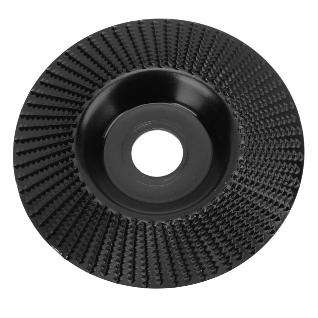 Disque de Roue Abrasive, Roue de Modelage en Bois Construction Robuste Longue Durée de Vie Dents Pointues 125mm Résistant à l'Usure pour Sculpture Noir