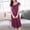 Purple, variant on Sakmal Sleepwear for Women Victorian Lace Pajama Dress Short Sleeve Pink Nightgowns for Women