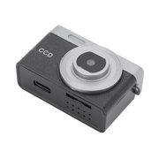 Mini Keychain Camera, 1080P 12MP Digital Camera with 0.96 Inch Screen, Memory Card, USB Charging Cable, HD Video Compact Camcorder Black