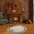 thumbnail image 4 of Tyidzon Door Mat Round Carpet Living Room Coffee Table Blanket Bedroom Bedside Blanket Cloakroom Rocking Chair Floor Mat, 4 of 6