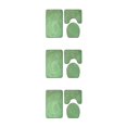thumbnail image 1 of Baohd 3pieces Multi-functional Non-Slip Chenille Bath Rug Any Bathroom Eco-friendly PJ210611-B003 3Set, 1 of 6