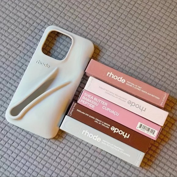 Fashion Lipstick Lip Balm Lip Glaze 15Promax Mobile Phone Case Suitable for Apple 14 Soft Silicone Iphone13 Protective Case