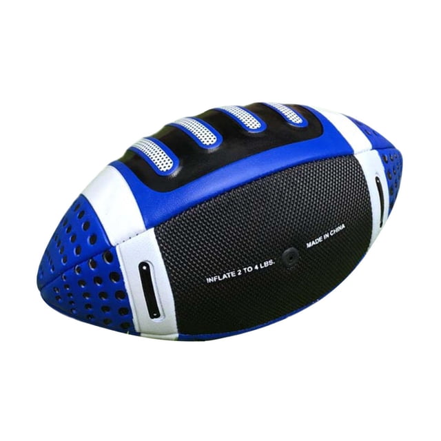 Langgg Kids Rugby Ball Gift Portable Soccer 3 Indoor Red Size Rugby Sports Ball Outdoor Blue 11x22cm