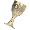 thumbnail image 1 of Gold Chalice, Zinc Alloy Highly Durable Chalice Glossy   For Home For Bar For Restaurant, 1 of 8