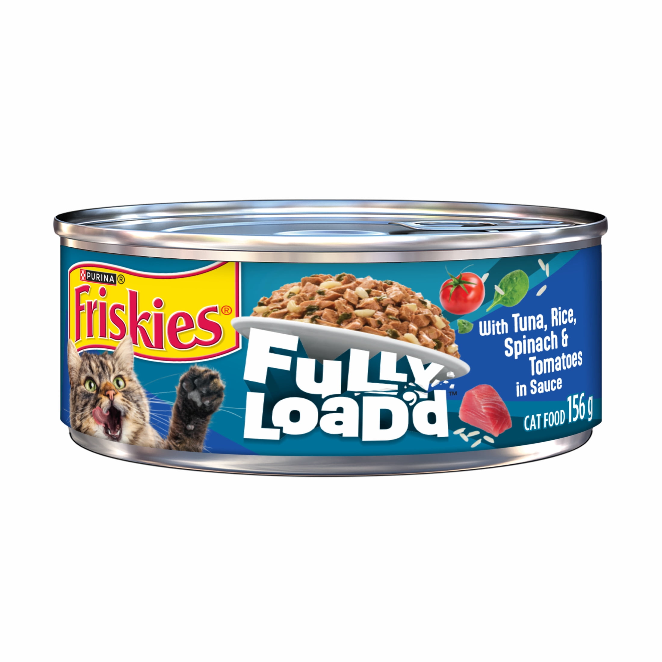 Friskies Fully Load'd Tuna in Sauce, Wet Cat Food, 156 g