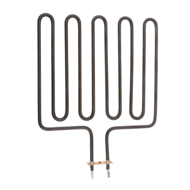 Élément Chauffant de Spa pour Chauffage, Éléments de Spa pour Baignoire avec Puissance de 2670 W, en Acier Inoxydable 304. Présente une Conception de tube Épaissi avec un Diamètre de 9 mm pour une Résistance aux Hautes Températures et un Réchauffement Plus Rapide. l'Élément Chauffant a des Trous Filetés pour une installation Sécurisée. Convient aux saunas, Cuisinières, spas et aux applications de Chauffage Extérieures, Y Compris les Installations de BBQ dans les Maisons, Hôtels, clubs de sauna et Centres de Mise en Forme. l'Image Montre un Élément Chauffant Noir en