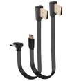 thumbnail image 3 of USB 2.0 Male to USB C Type C Male Angled Data Flat FPC Cable for FPV & Disk & Phone, 3 of 8