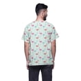thumbnail image 3 of Atasi Short Kurta For Men Stylish Printed Cotton Cambric Summer Clothing, 3 of 5