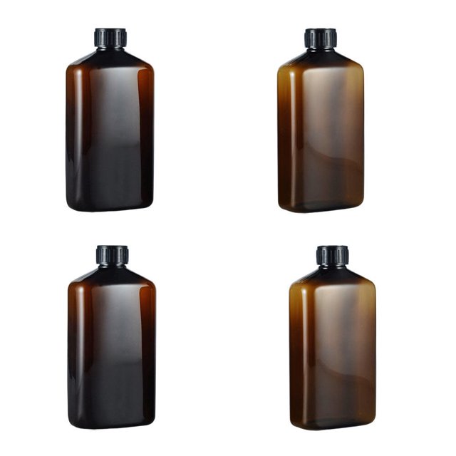 4pcs Lotion Plastic Bottles Refillable Sub Bottles Multipurpose Lotion Bottles